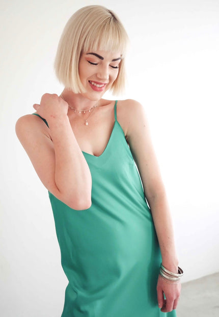 Celestial Slip Dress (Green)