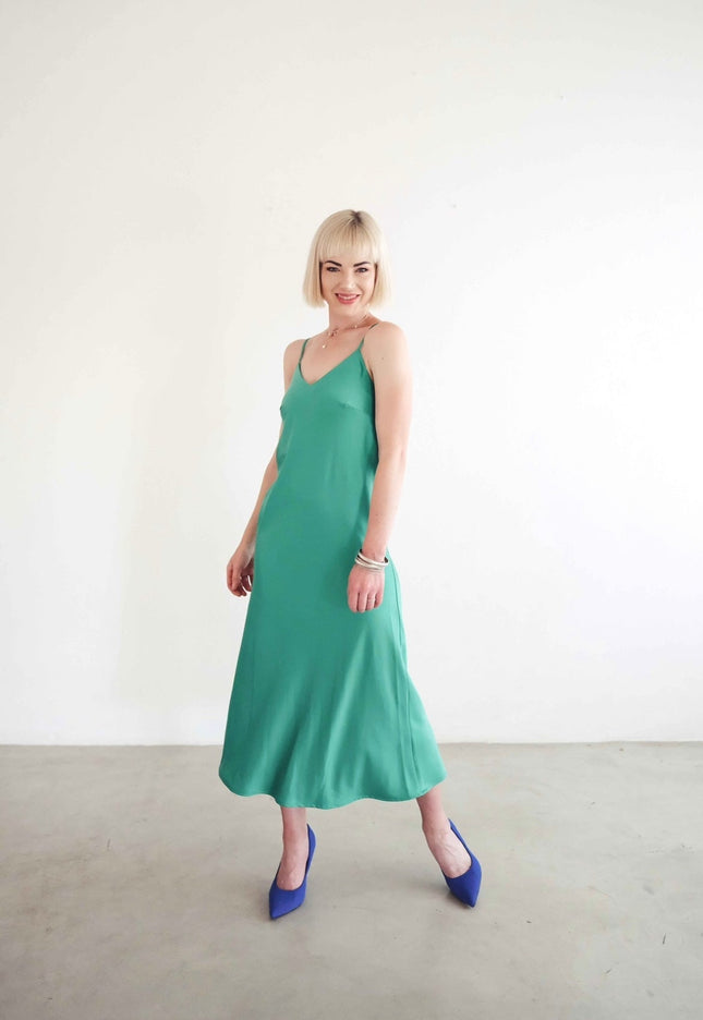 Celestial Slip Dress (Green)