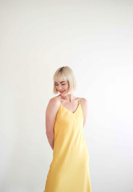Celestial Slip Dress (Yellow)