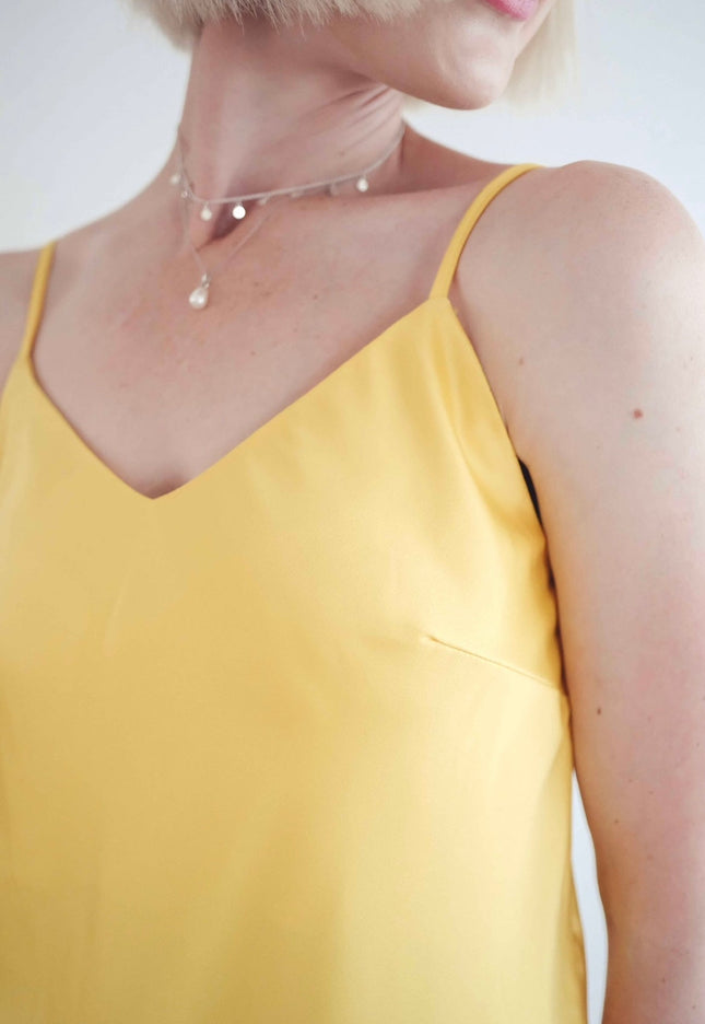 Celestial Slip Dress (Yellow)