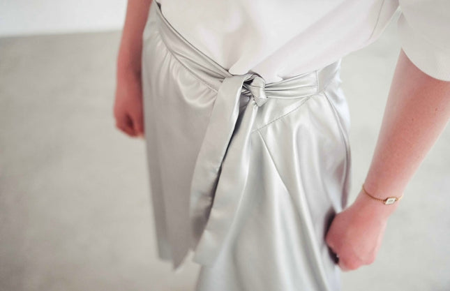 “Pardon My French" Skirt (Silver)