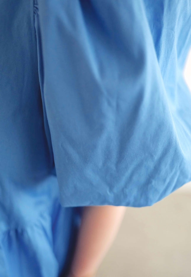 "Spritz" Tier Dress (Blue)