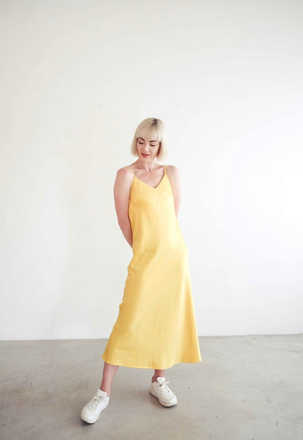 Celestial Slip Dress (Yellow)